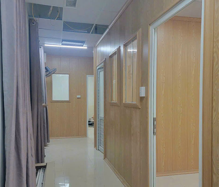 Tấm vách nhựa PVC giả gỗ