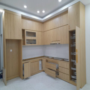 Tủ bếp nhựa phủ Laminate