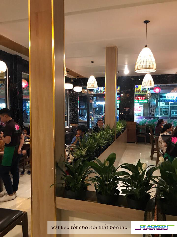 Tấm Nhựa Pvc Plasker Vân Gỗ PW-11 ốp cột nhà