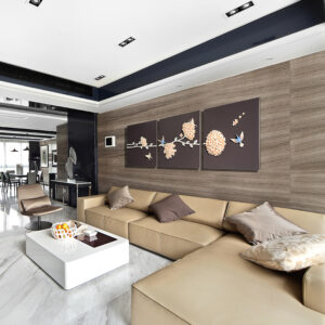 Sử dụng tấm nhựa vân gỗ cho không gian sống sang trọng