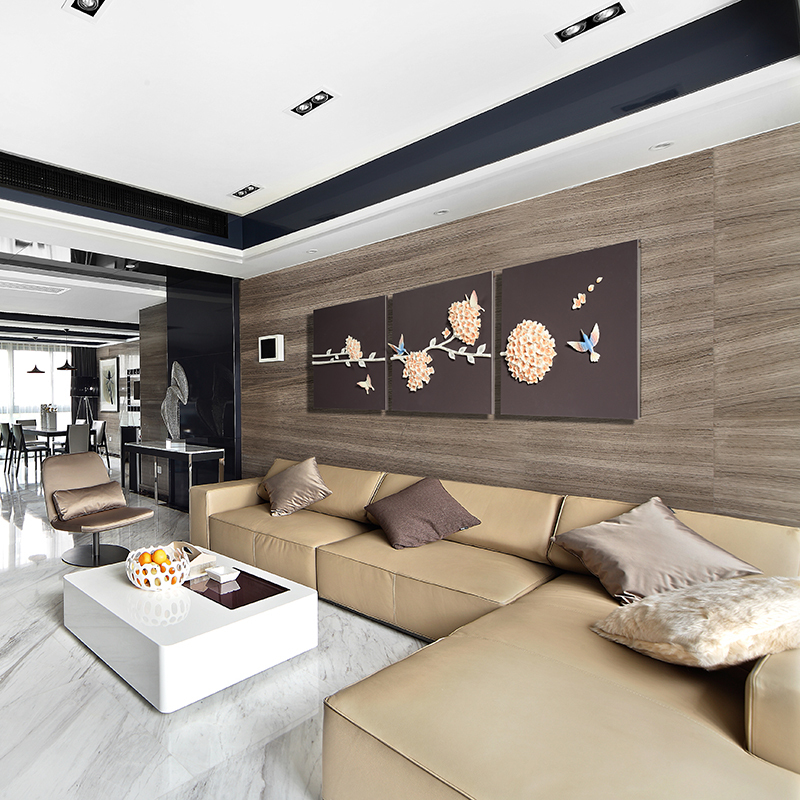 Sử dụng tấm nhựa vân gỗ cho không gian sống sang trọng