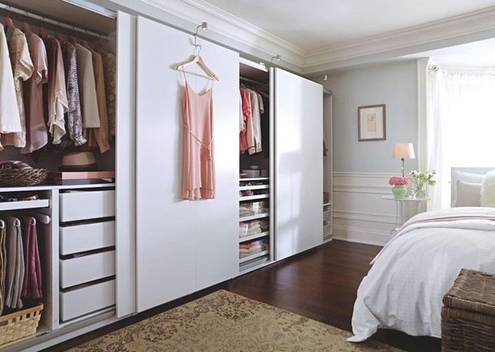 Tủ nhựa âm tường làm bằng tấm nhựa vân gỗ