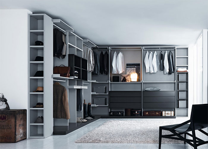 tủ quần áo mở làm từ tấm nhựa pvc