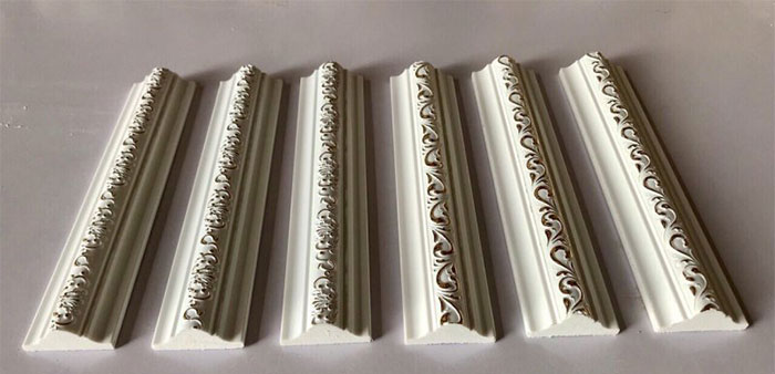 phân loại phào chỉ nhựa trên thị trường