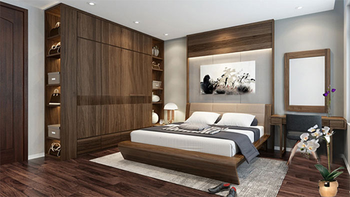 chất liệu làm tủ âm tường - picomat sài gòn