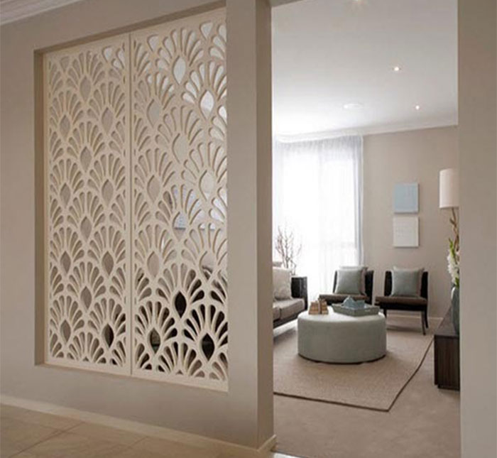 vách ngăn cnc làm từ tấm nhựa pvc - picomat sài gòn