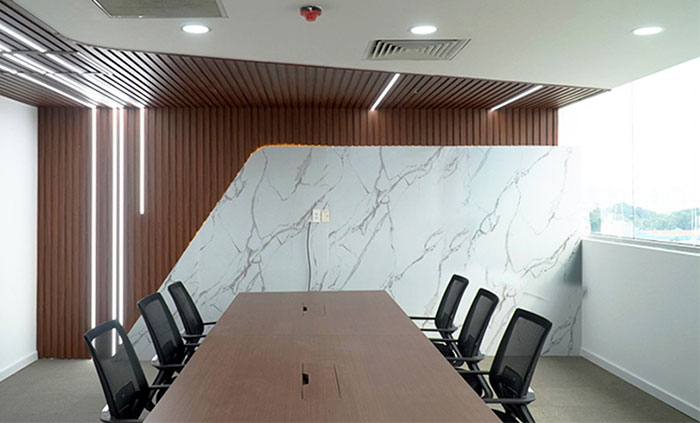 Phong cách và mẹo giúp lựa chọn tấm nhựa PVC ốp tường cho văn phòng
