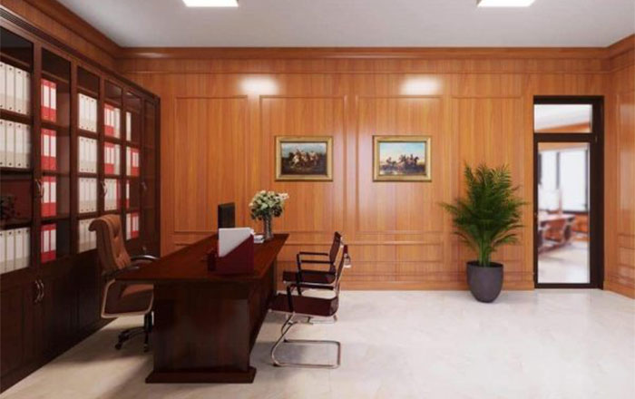 Lợi ích khi sử dụng tấm nhựa PVC để ốp phòng làm việc