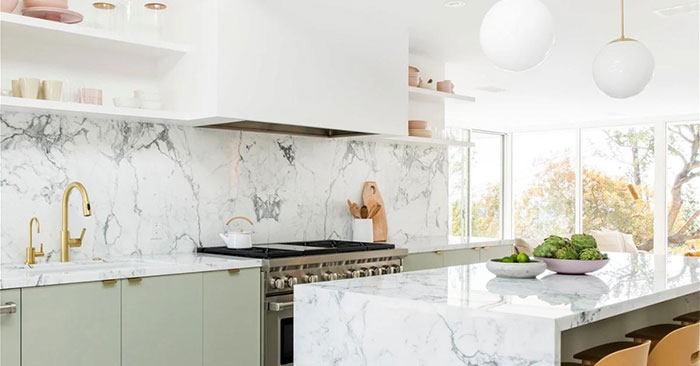 Các loại tấm nhựa PVC ốp tường nhà bếp