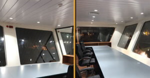 nội thất tàu thuyền bằng tấm nhựa pvc