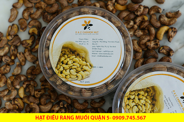 Hạt điều rang muối cao cấp quận 5