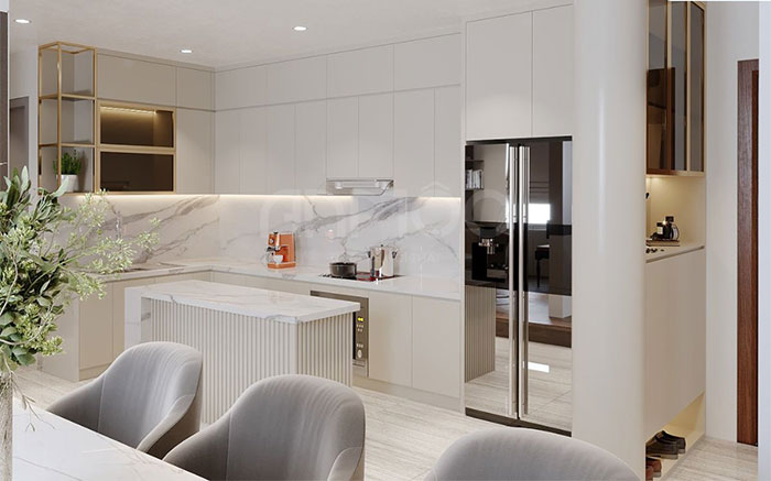 tấm nhựa ốp tường cho nhà bếp