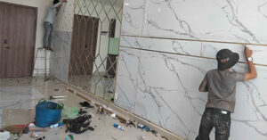 chia sẻ cách thi công tấm nhựa giả đá đúng kỹ thuật