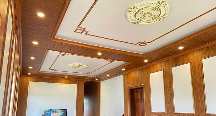 Một số lý do nên lựa chọn tấm PVC ốp trần