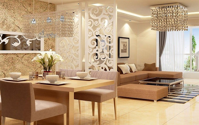 ứng dụng của vách ngăn bằng tấm nhựa PVC