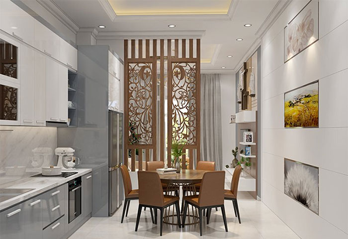 ứng dụng của vách ngăn bằng tấm nhựa PVC