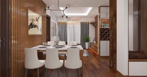 những mẫu tấm nhựa ốp tường PVC sử dụng trong chung cư