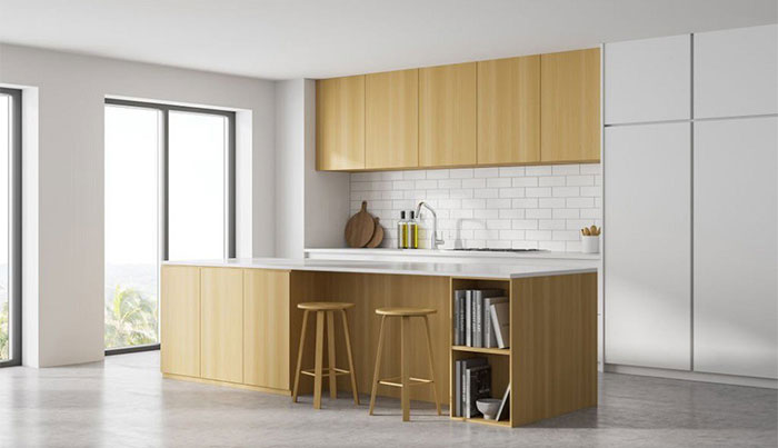 Nên làm tủ bếp bằng tấm nhựa PVC hay gỗ công nghiệp MDF