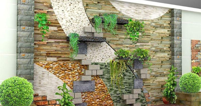 những loại vật liệu ốp tường phổ biến