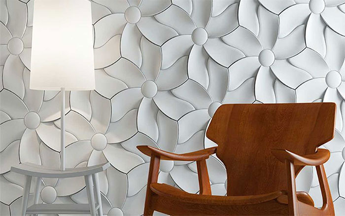 những loại vật liệu ốp tường phổ biến