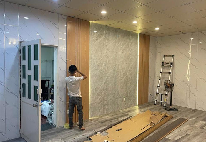 lợi ích khi sử dụng tấm nhựa ốp tường PVC cho chung cư