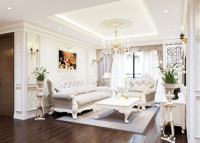 Mẹo giúp lựa chọn phào chỉ nhựa phòng khách phù hợp với diện tích căn phòng