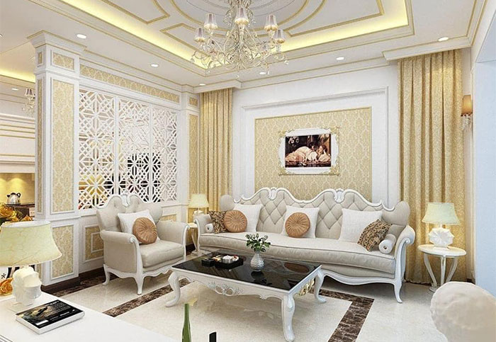 Mẹo giúp lựa chọn phào chỉ nhựa phòng khách phù hợp với diện tích căn phòng