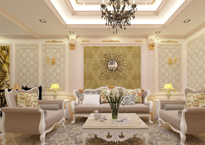 Mẹo giúp lựa chọn phào chỉ nhựa phòng khách phù hợp với diện tích căn phòng