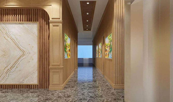 ứng dụng của tấm ốp tường lam sóng PVC trong karaoke, nhà hàng, khách sạn