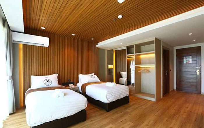 ứng dụng của tấm ốp tường lam sóng PVC trong karaoke, nhà hàng, khách sạn