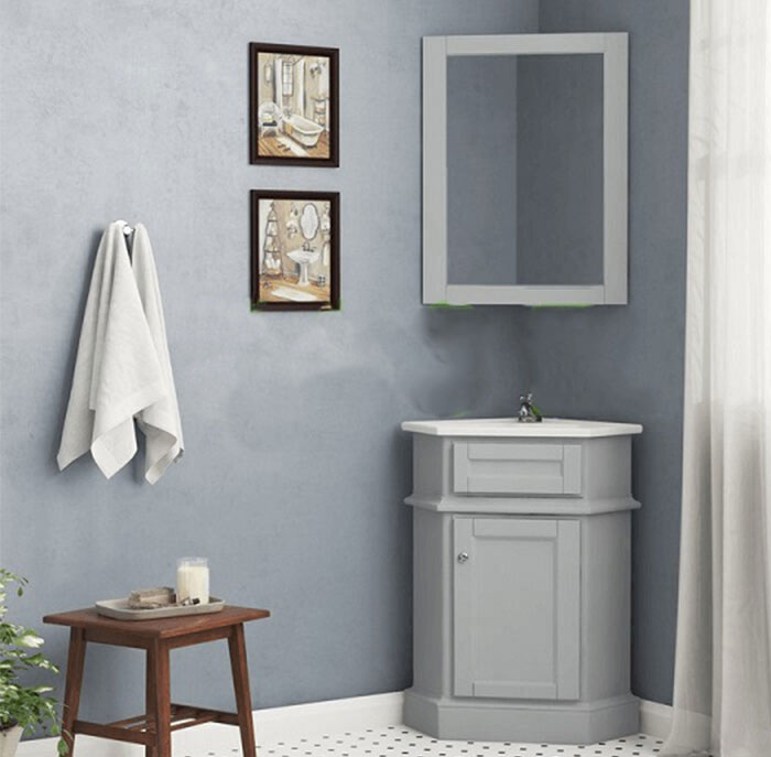 Bộ tủ lavabo góc có những loại nào?