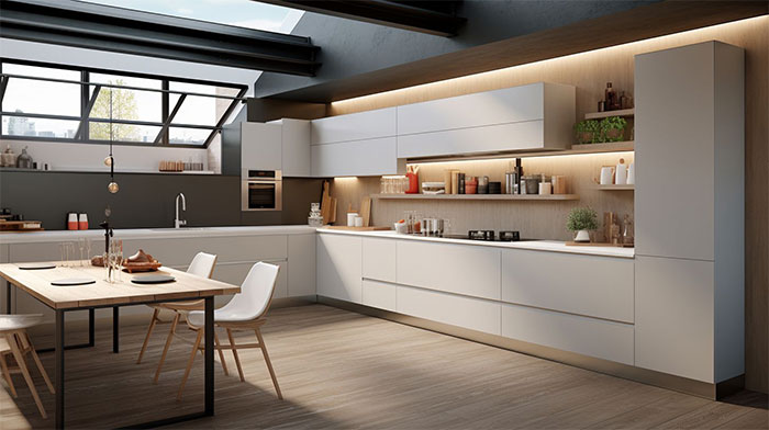 Những tấm nhựa dùng để làm tủ bếp