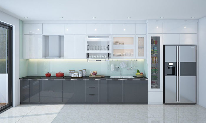 Tủ bếp nhựa Acrylic có bền hay không?