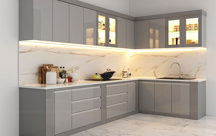 Tủ bếp nhựa Acrylic có bền hay không?