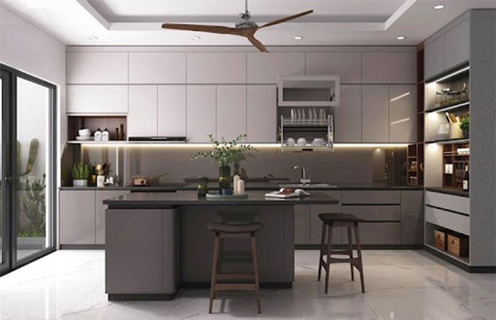 Tủ bếp nhựa Acrylic có bền hay không?