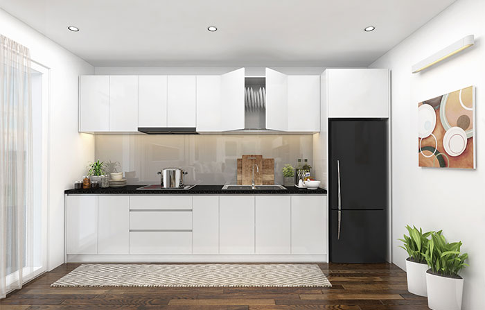 lý do gì khiến cho tủ bếp PVC treo tường lại được nhiều ưa chuộng đến vậy?