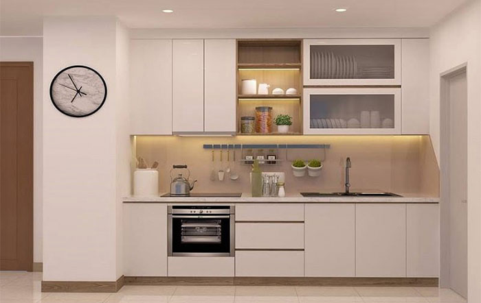 lý do gì khiến cho tủ bếp PVC treo tường lại được nhiều ưa chuộng đến vậy?