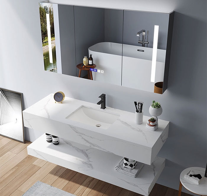 Bộ tủ lavabo 2 tầng là gì?