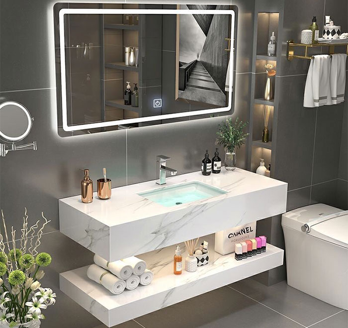 Bộ tủ lavabo 2 tầng là gì?