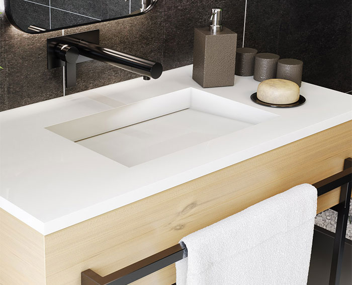 Những loại tủ chậu lavabo thông dụng cho phòng tắm hiện đại