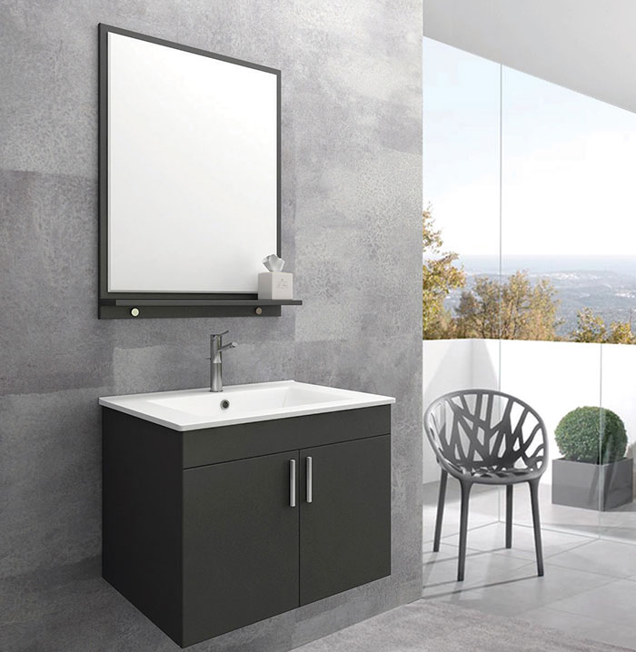 Tủ chậu lavabo bằng tấm nhựa PVC phủ Acrylic