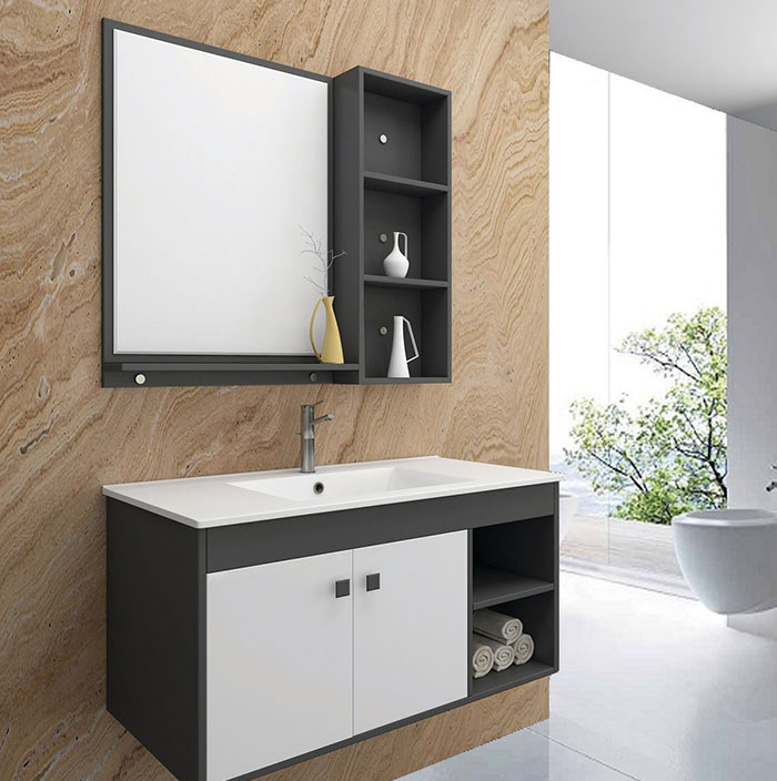 Tủ chậu lavabo bằng tấm nhựa PVC phủ Acrylic