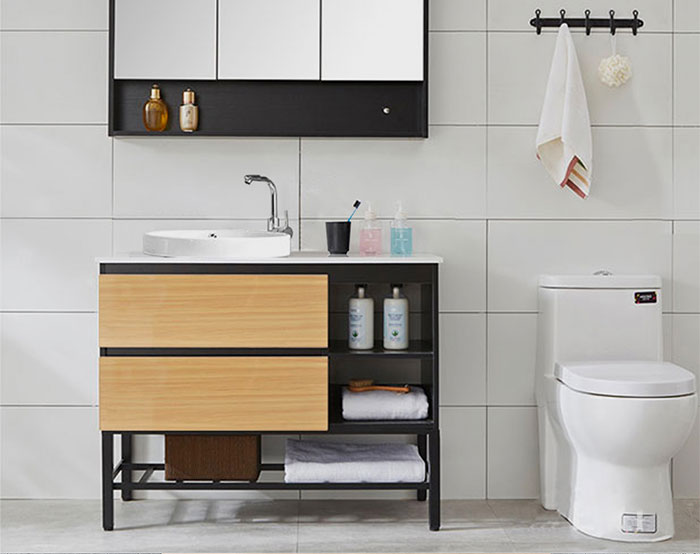 Tìm hiểu tủ lavabo bằng tấm nhựa PVC phủ Laminate là gì?