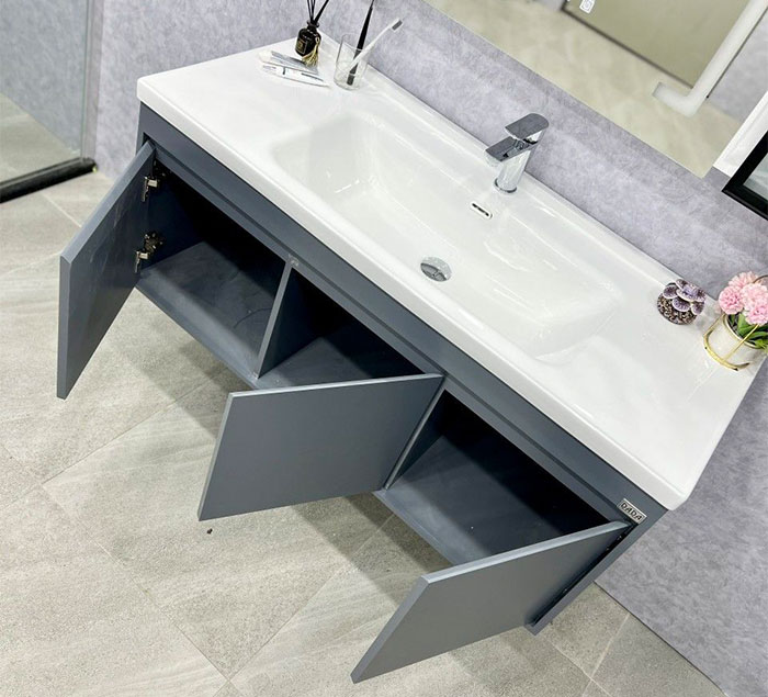 tủ lavabo PVC cánh mở là gì