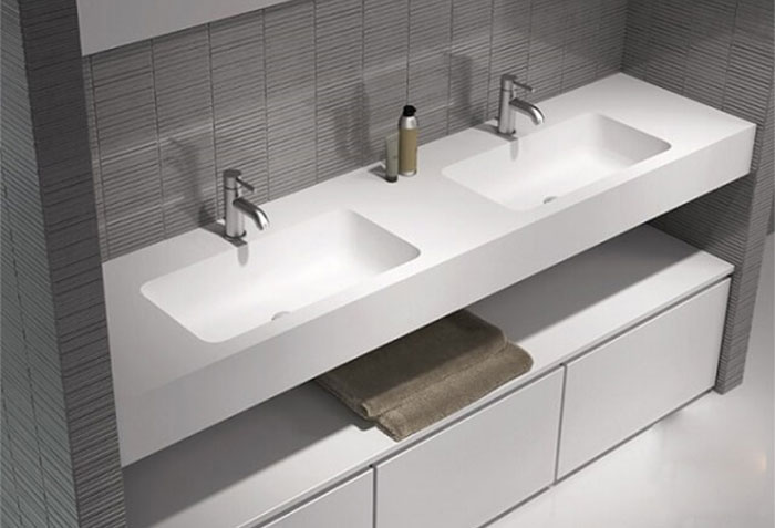 Tủ lavabo PVC đôi: Nâng tầm không gian phòng tắm hiện đại