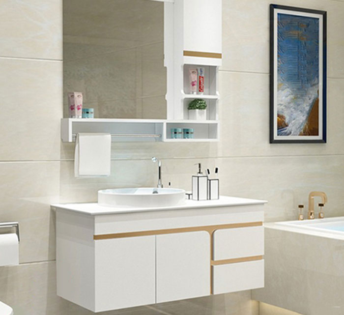 tủ lavabo PVC trong phong cách Modernism