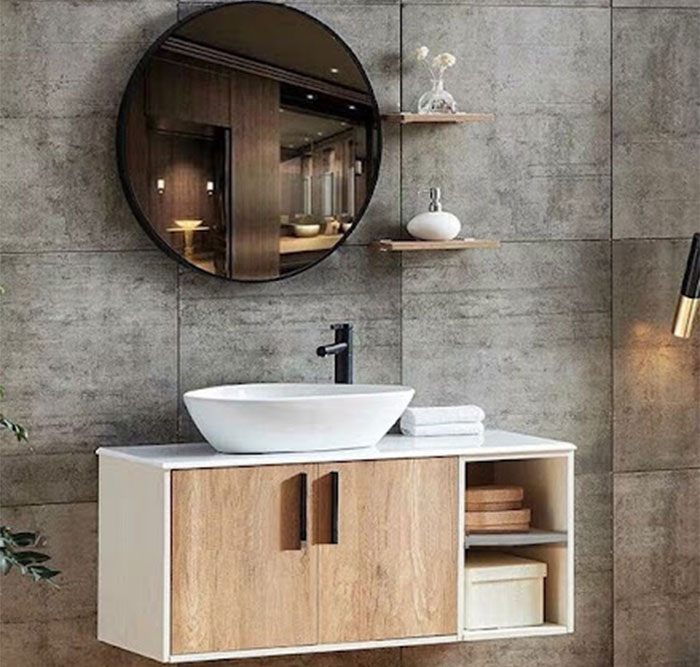 So sánh tủ lavabo PVC và lavabo gỗ