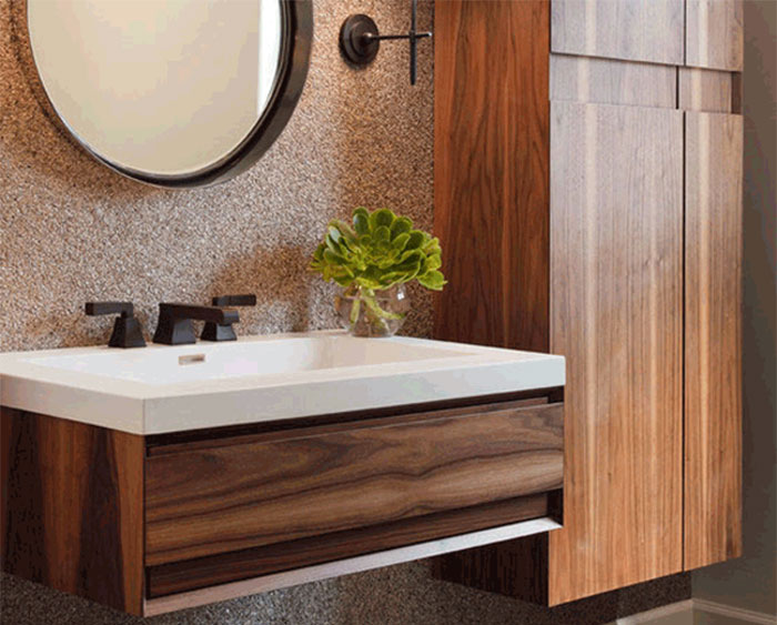 So sánh tủ lavabo PVC và lavabo gỗ