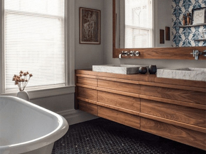 So sánh tủ lavabo PVC và lavabo gỗ