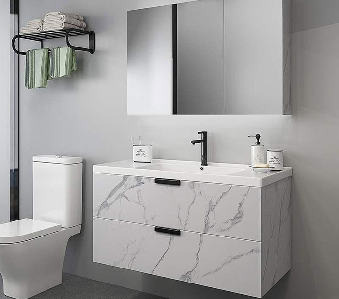 So sánh tủ lavabo PVC và lavabo gỗ